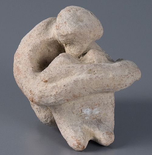 Unknown, Egyptian Seated Figure, before 3400 BCE Egyptian Ceramics Terracotta =